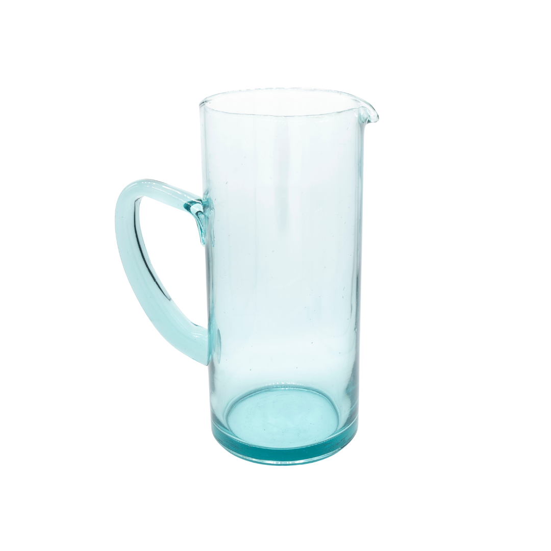 Recycled Modern Glass Pitcher