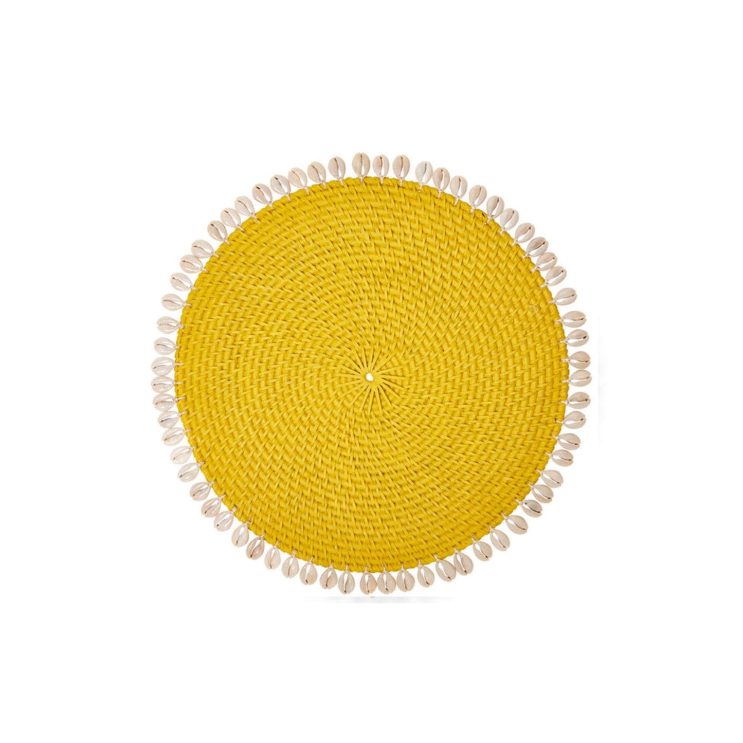 Capiz Placemats Set of 4 | Yellow