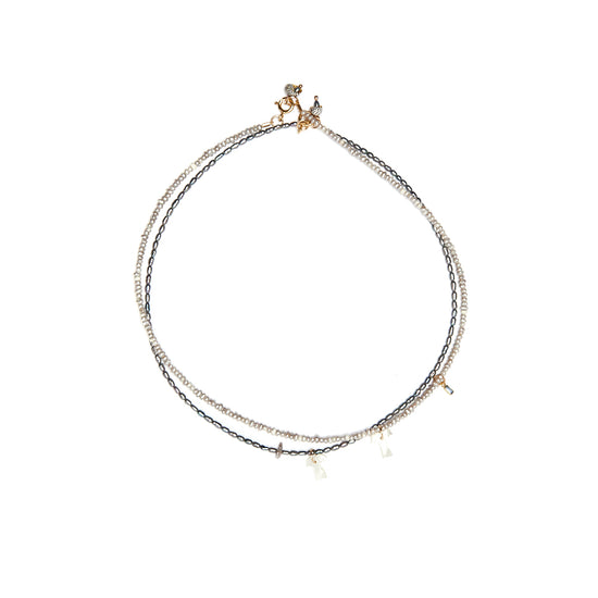 Grey Pearl Necklace