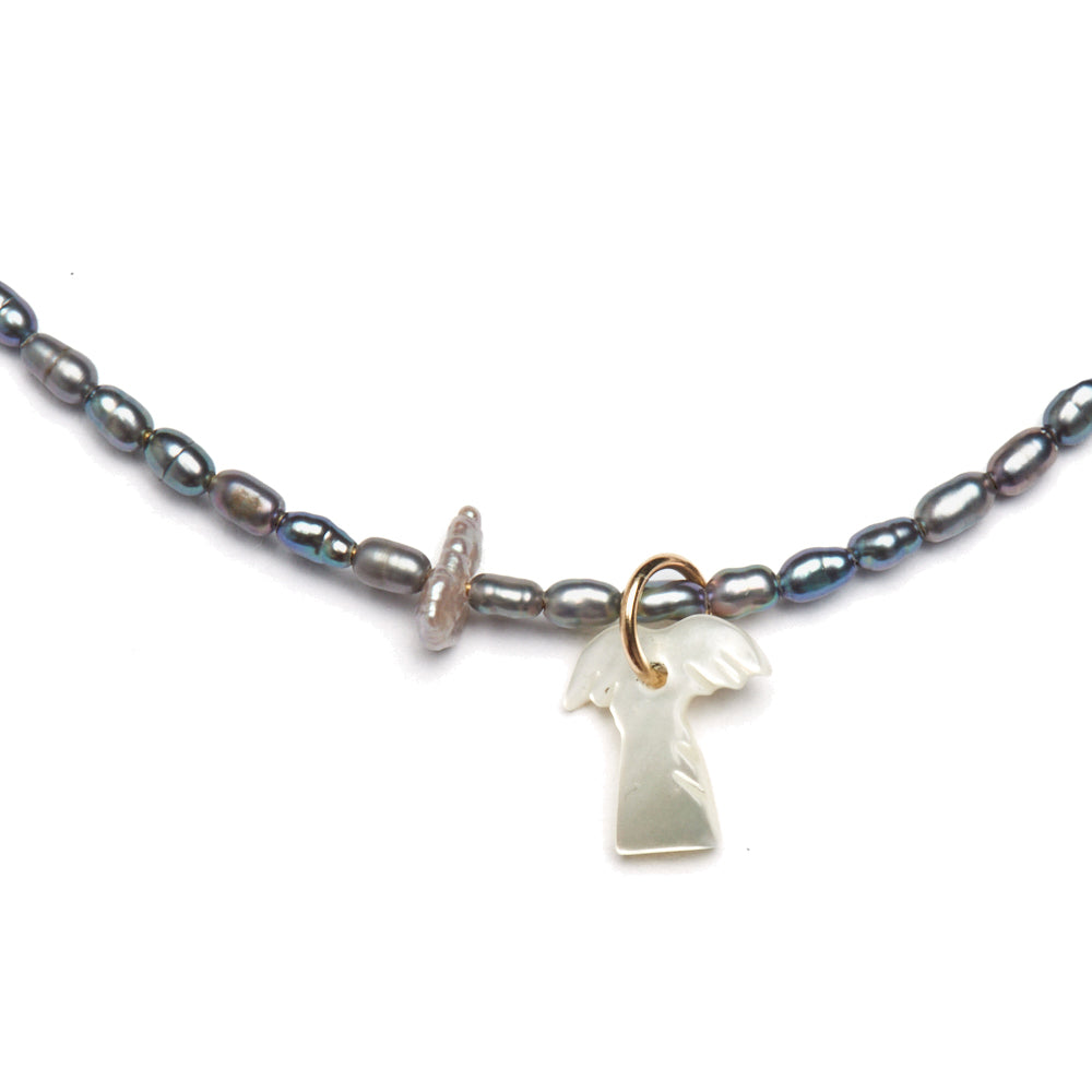 Grey Pearl Necklace
