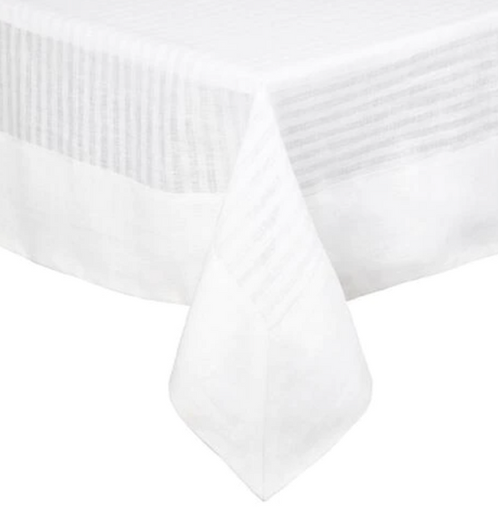 Greenwich Tablecloth | White
