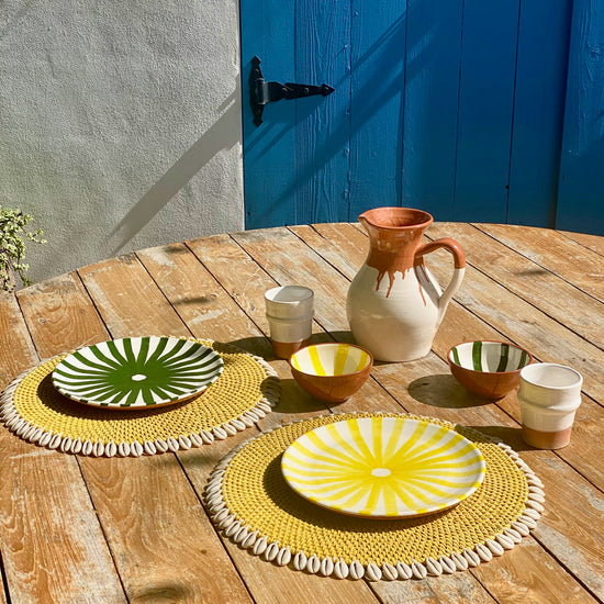Ray Dinner Plate | Yellow
