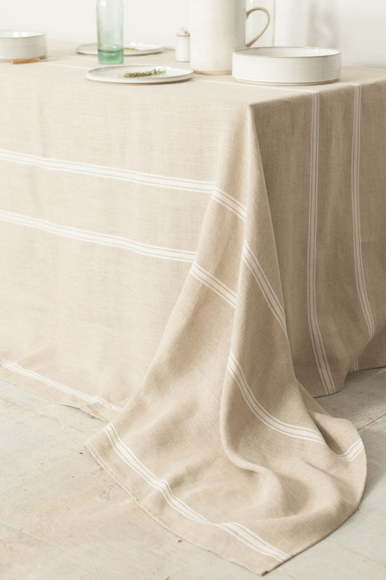 Monogramme Linen Tablecloth