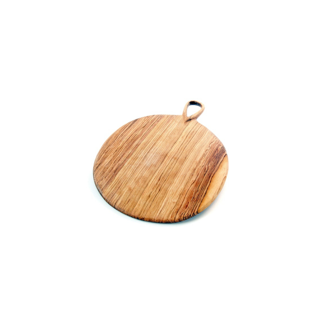 Round Wood Rustic Cheese Board Tray