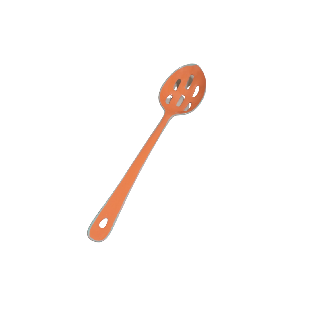 Harlow Bright Slotted Spoon | Raspberry