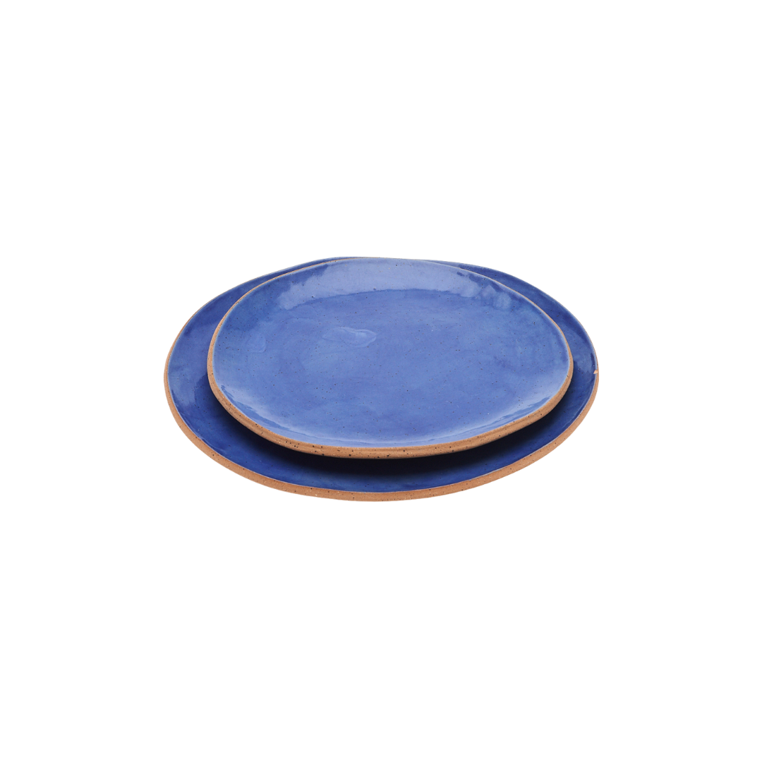 O Ceramics Appetizer Plate | Blue