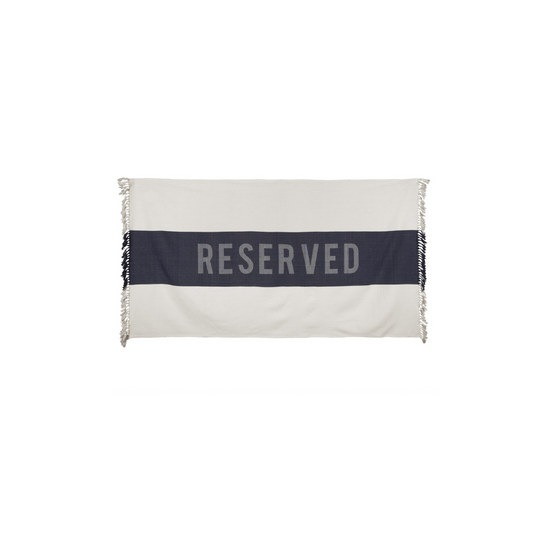 Reserved Beach Towel | Indigo