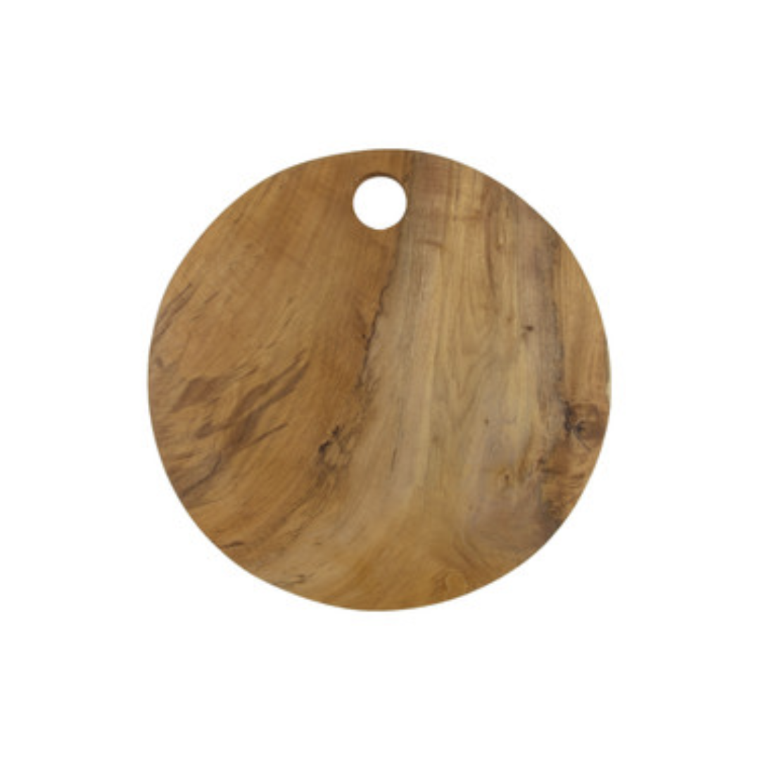 Load image into Gallery viewer, Teak Root Circular Cutting Board
