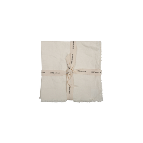 Solid Linen Napkins | Set of 4 | White