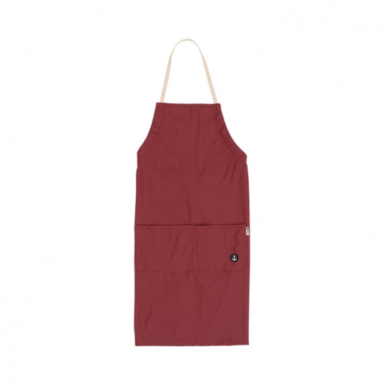 Apron with Anchor | Burgundy