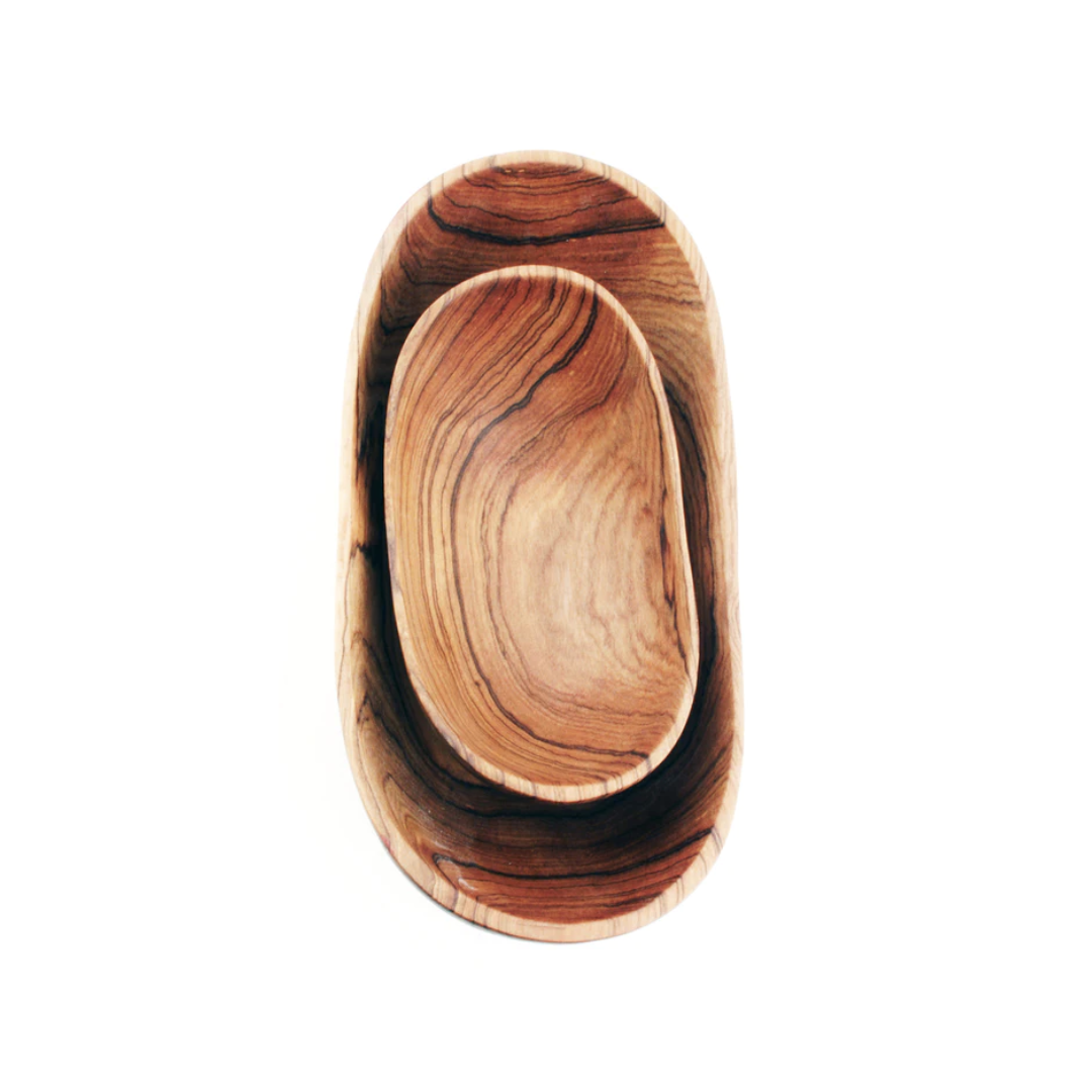 Load image into Gallery viewer, Wood Dippy Dip Bowls - Set of 2
