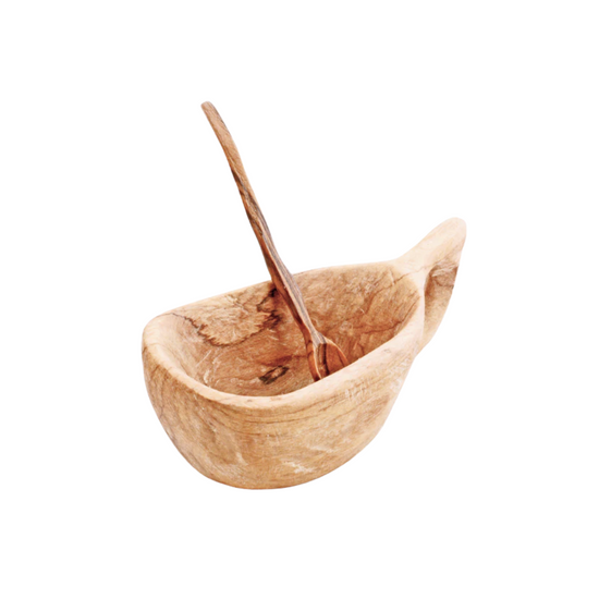 Wild Olive Wood Spice Bowl