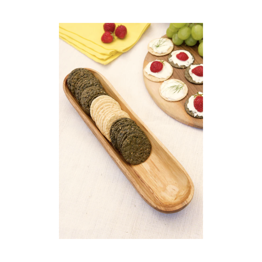 Plain Wood Cracker Tray