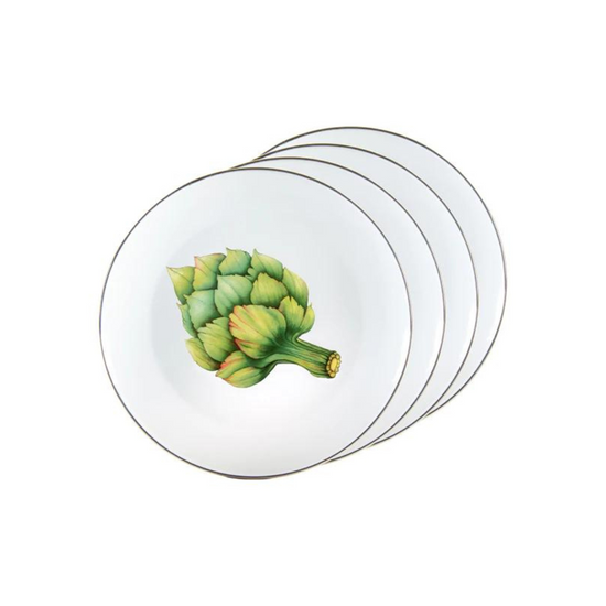 Load image into Gallery viewer, Fresh Produce Dinner Plates Set of 4
