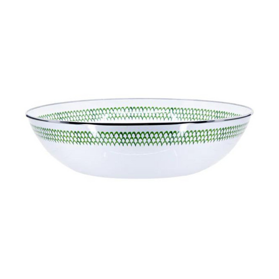 Green Scallop Catering Bowl