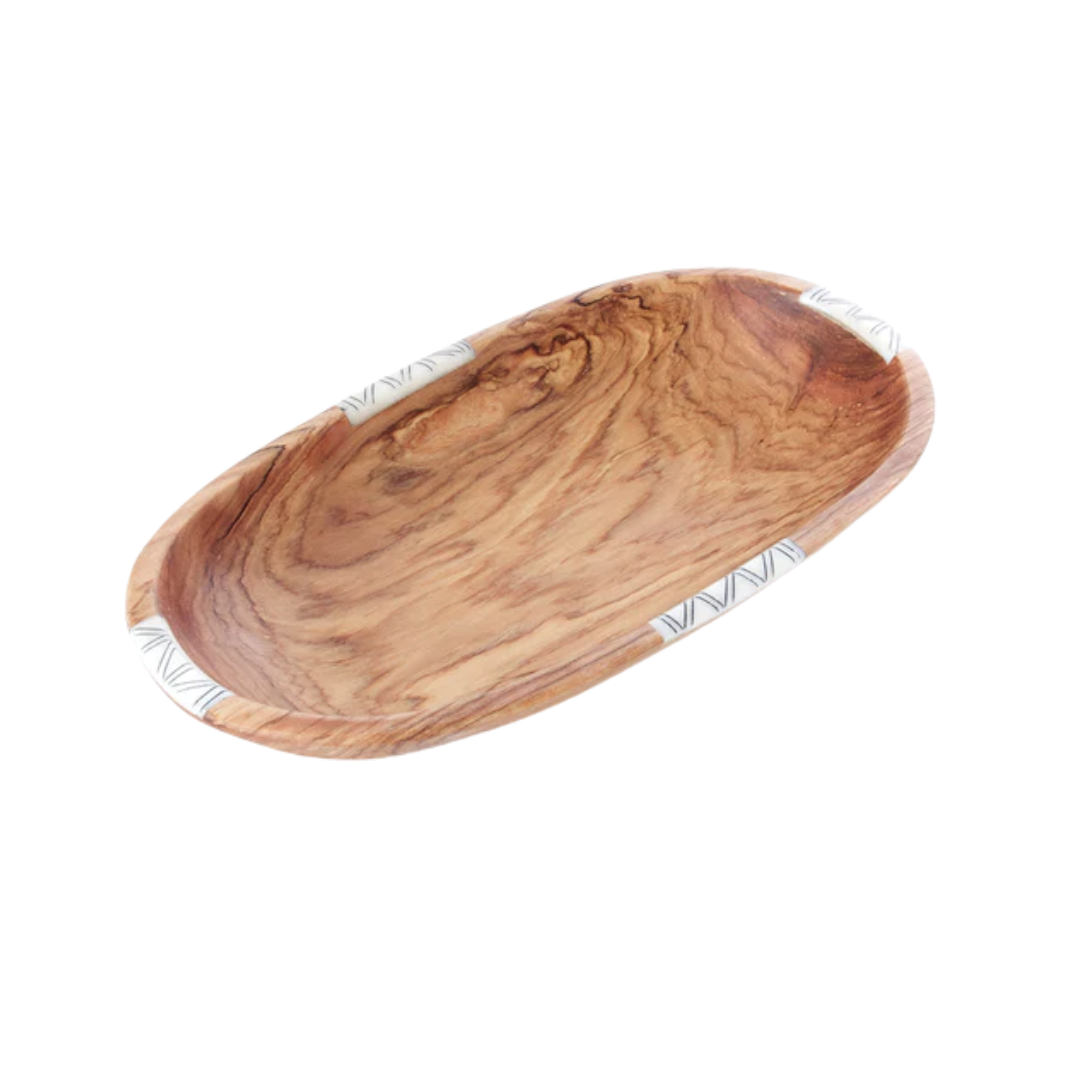 Load image into Gallery viewer, Oval Bowl with Bone | Medium
